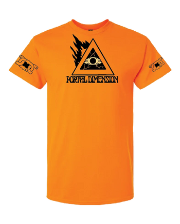 Portal Dimension - Evil Eye T-Shirt - Hi Vis Orange