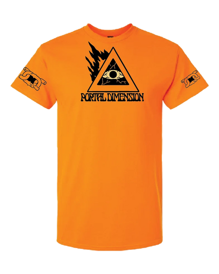 Portal Dimension - Evil Eye T-Shirt - Hi Vis Orange