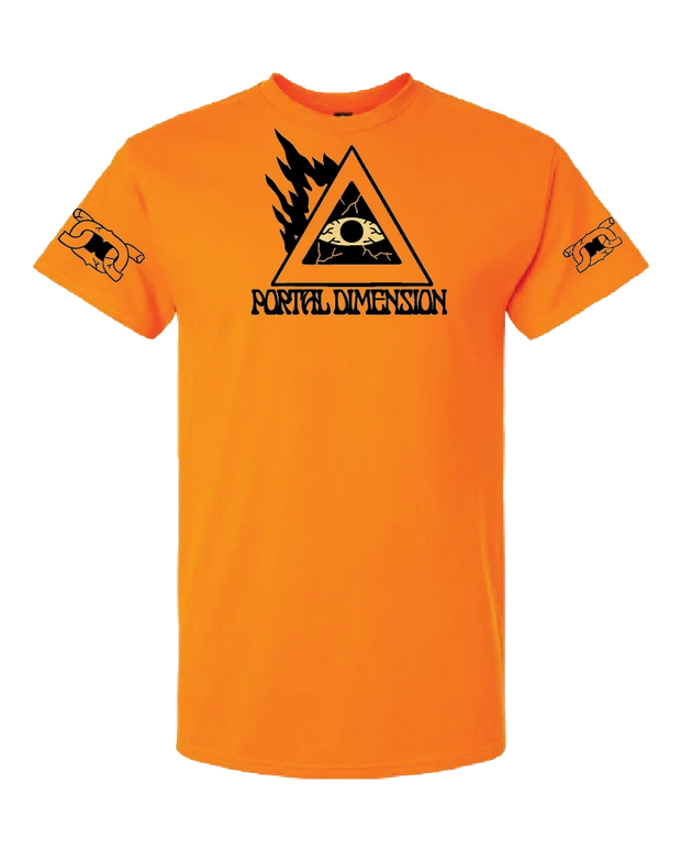Portal Dimension - Evil Eye T-Shirt - Hi Vis Orange