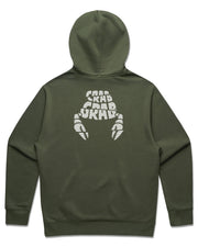 Crab Grab - Chopped Hoodie - Green