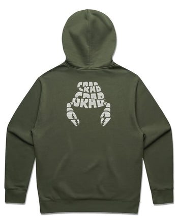Crab Grab - Chopped Hoodie - Green