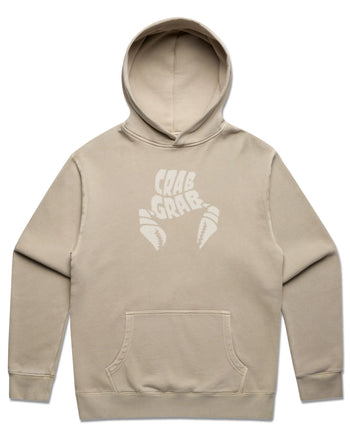 Crab Grab - Twisted Hoodie - Oyster