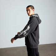 Huf - Facehugger Washed Zip Hoodie - Vintage Black