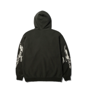 Huf - Facehugger Washed Zip Hoodie - Vintage Black