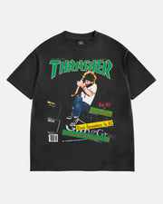 Thrasher - February 1987 Vintage T-Shirt - Black - Board Of Missoula