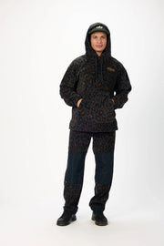 Airblaster - Fleece Hoodie - Black Leopard