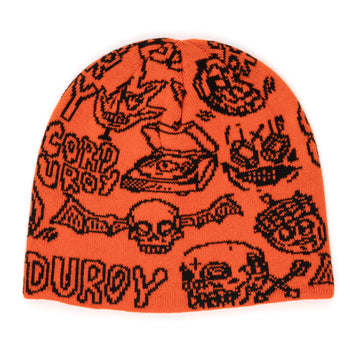Corduroy - FOS Skully Beanie - Orange