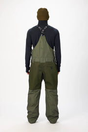 Airblaster - Freedom Snowboard Bib 2027 - Olive Grid