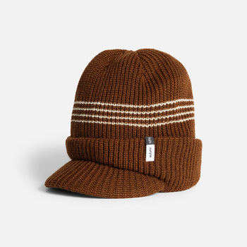 Autumn - Visor Beanie - Brown