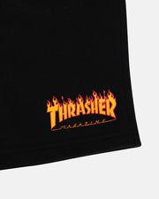 Thrasher - Flames P.E. Shorts - Black / Flame