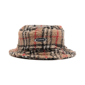 Corduroy - Fleece Bucket Hat - Plaid