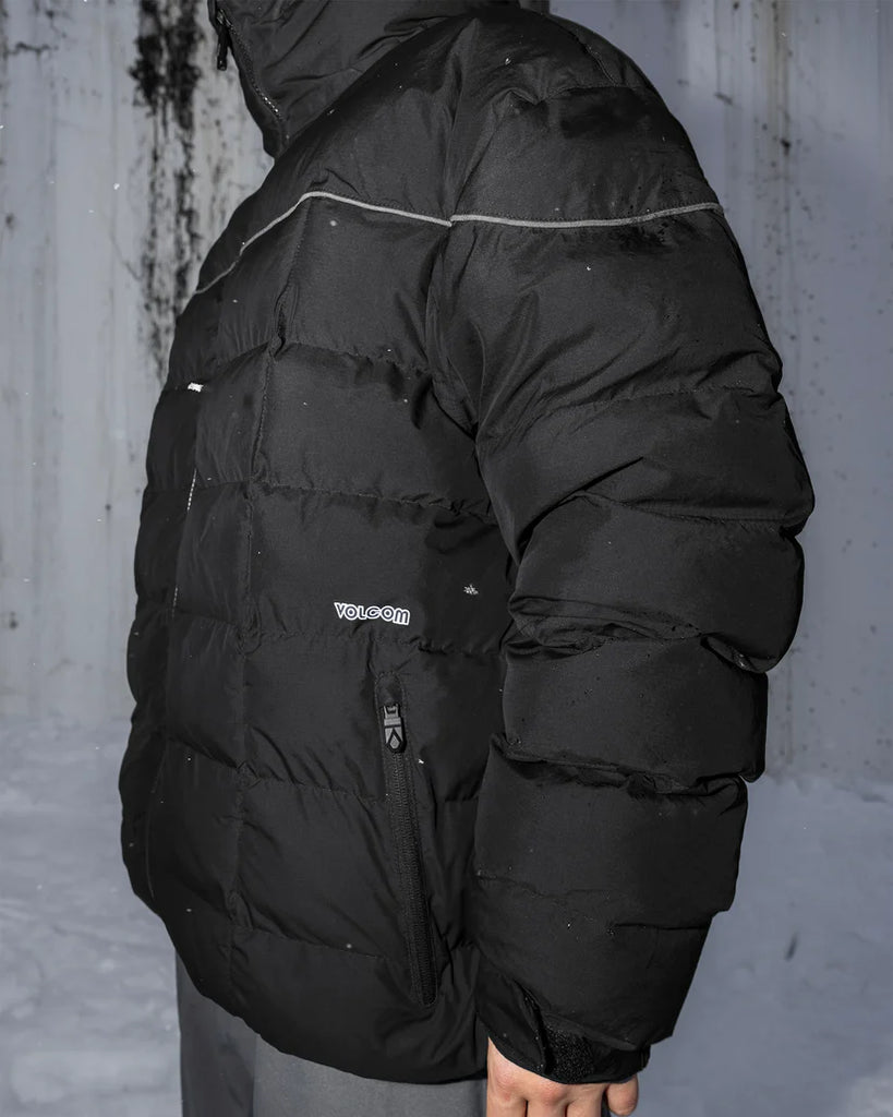 VOLCOM ブラック フード付きジャケット VOLCOM スノーボード ウエア 24-25 ボルコム DUA GORE-TEX