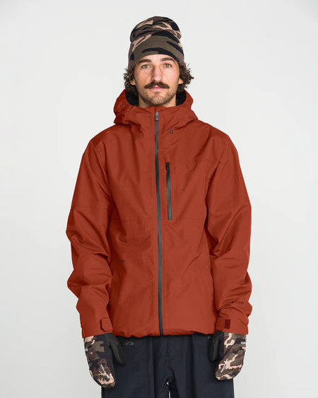 Volcom - L Gore-Tex Jacket - Burnt Orange - Board Of Missoula