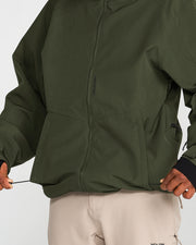 Volcom - Brighton Full Zip Jacket - Dark Green