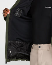 Volcom - Brighton Full Zip Jacket - Dark Green
