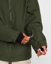 Volcom - Brighton Full Zip Jacket - Dark Green