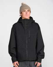 Volcom - Top Stitch Jacket - Black Denim