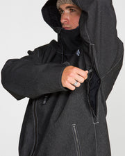 Volcom - Top Stitch Jacket - Black Denim