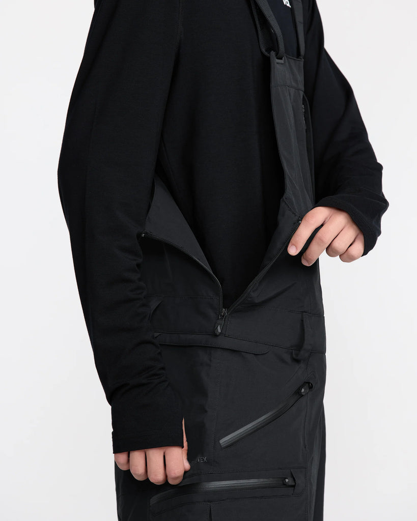 新品 VOLCOM Rain Gore-Tex Bib Overalls 黒 Ｌ Rain Gore-Tex Bib Overall - Black - Men - Volcom EU - 2 Years