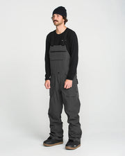 Volcom - Roan Bib Overall - Dark Grey