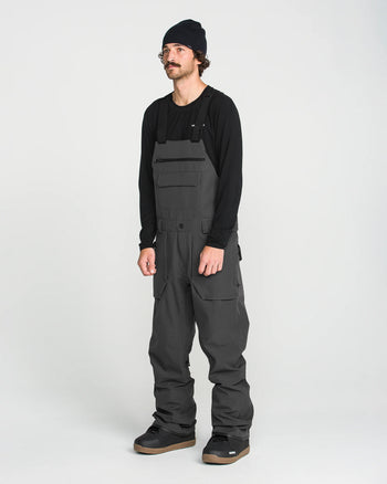 Volcom - Roan Bib Overall - Dark Grey