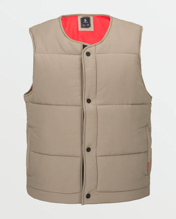 Volcom - Men's Layered Up Vest - Chestnut Brown