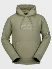 Volcom D.I. Fleece Hooded Sweatshirt - Light Military