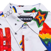 GX1000 - Panda Sex Rayon Button Down Shirt