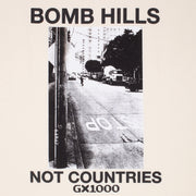 GX1000 - Bomb Hills Not Countries T-Shirt - Cream