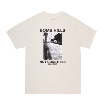 GX1000 - Bomb Hills Not Countries T-Shirt - Cream