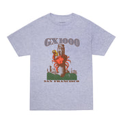 GX1000 - Crab T-Shirt - Heather Grey - Board Of Missoula