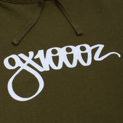 GX1000 - Script Hoodie - Military Green - Board Of Missoula