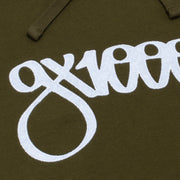 GX1000 - Script Hoodie - Military Green - Board Of Missoula