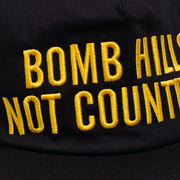 GX1000 - Bomb Hills 5 Panel Snapback Hat - Black - Board Of Missoula