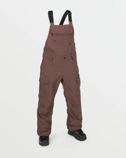 Volcom - Women's Creston 3D Stretch Bib Overall - Mahogany