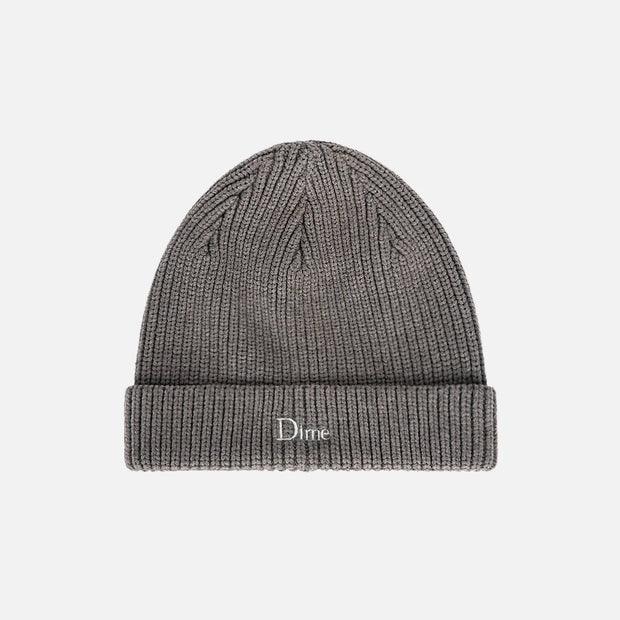 Dime - Rib Fold Beanie - Dark Grey