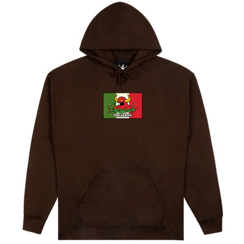 Thrasher x Toy Machine - Hecho Hoodie - Dark Chocolate