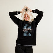 Welcome - Scan Contrast Stitch Thermal - Black