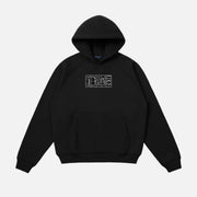 Dime - Classic Plastic Hoodie - Black