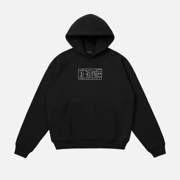 Dime - Classic Plastic Hoodie - Black