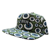 Heroin - Eyes Olive Snapback Hat - Olive