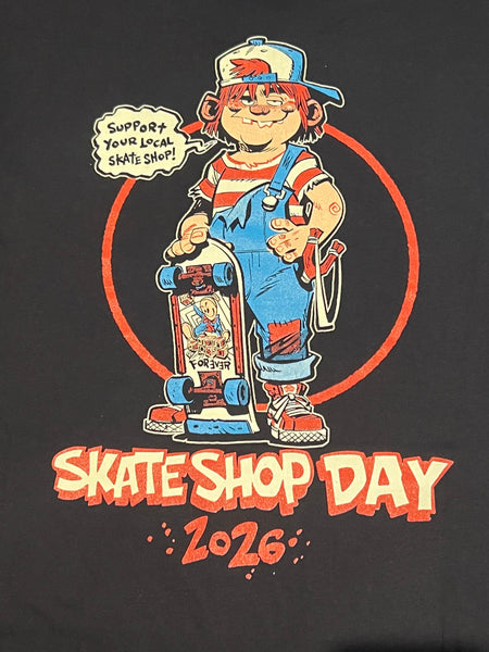 Skate Shop Day - Parsons x Board of Missoula Baby Blain Shirt - Black - Board Of Missoula