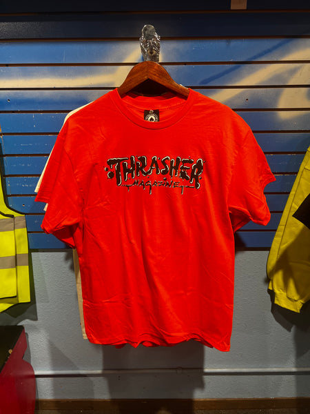 Thrasher - Wet Paint T-Shirt - Orange