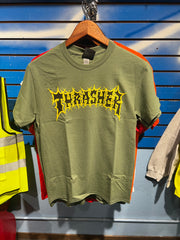 Thrasher - Spikey T-Shirt - Military Green