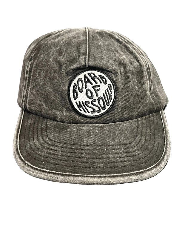 Board of Missoula - Bacon's Black Hat - Black Fisheye Patch