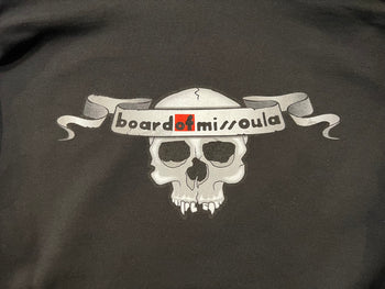 Board of Missoula - Skull & Wings Hoodie - Black