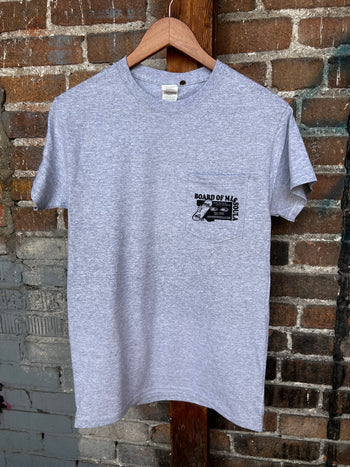 Board of Missoula - Crimestoppers Pocket T-Shirt - Grey