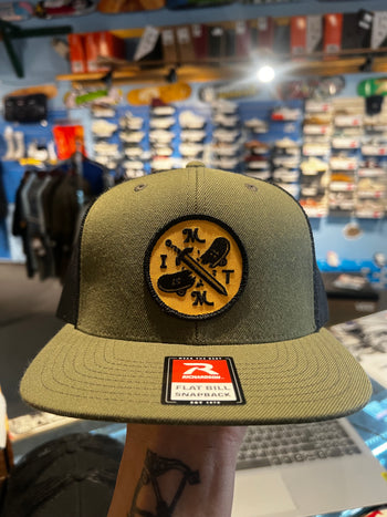 MSA - MITM Yellow Patch Trucker Hat - Army Green