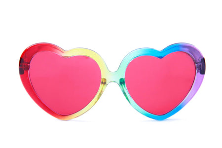 Happy Hour - Heart-Ons  - Rainbow Fade / Red / Moxi