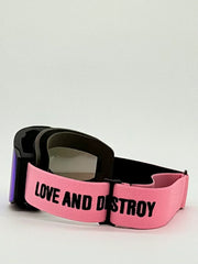 Destroyer - Hard Coin Snow Goggles 2026 - Love & Destroy Pink / Blue